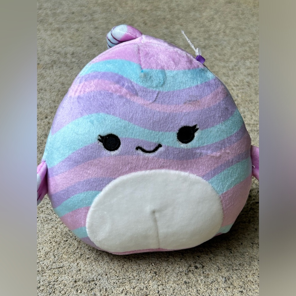 Squishmallow Martina fish multicolor‎ 5” plush animal nwt